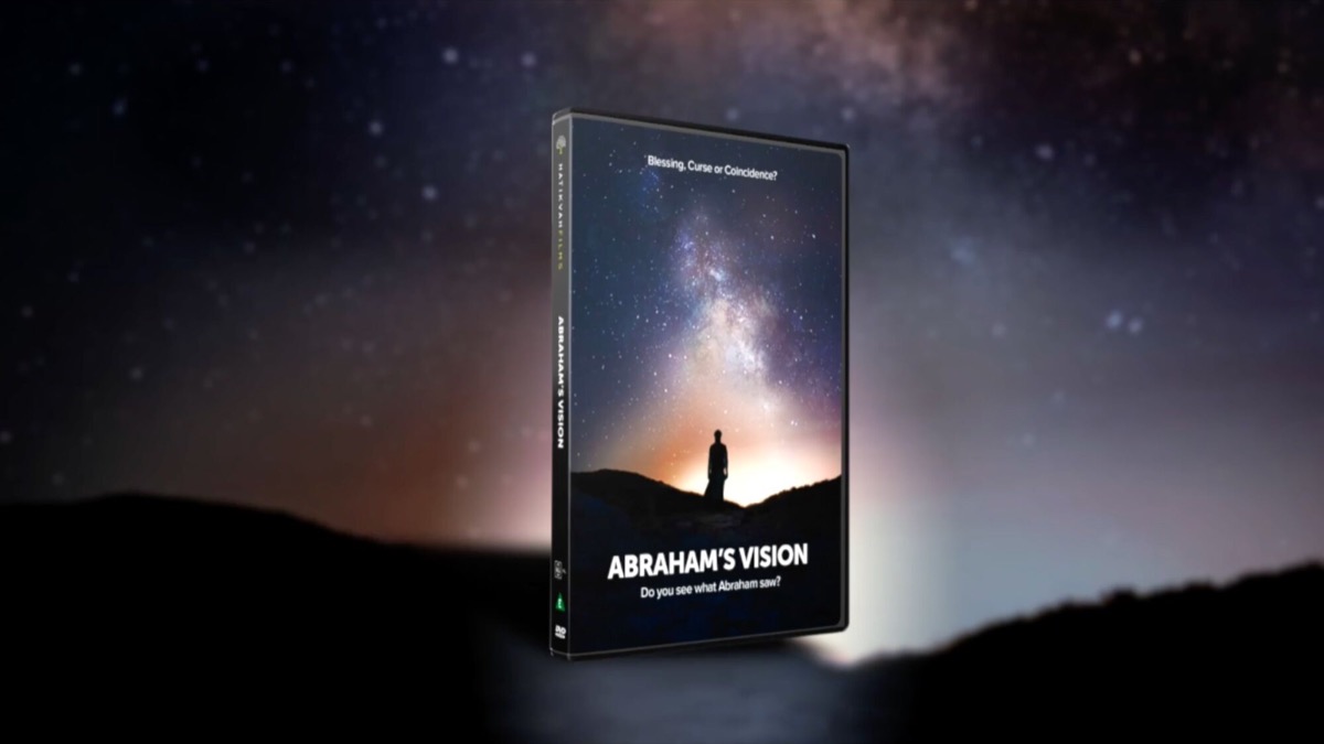 Abraham's Vision DVD cover, showing a lone figure beneath the Milky Way